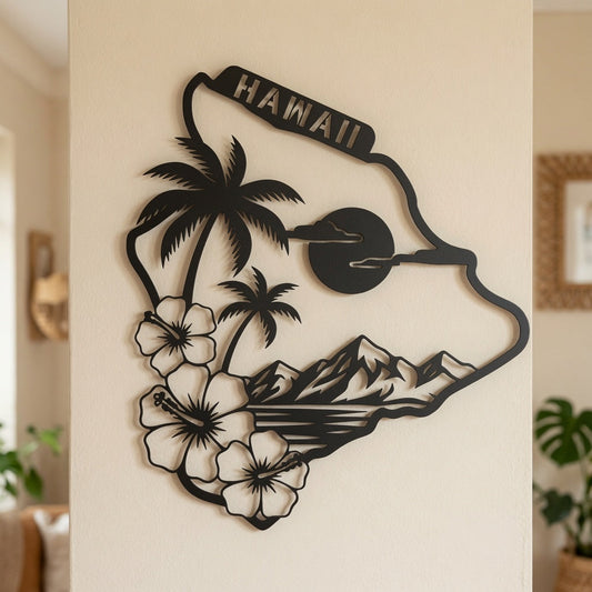 Hawaii - Wall / Home Decor - State Outline - United States - Digital File - ZIP File - Digital