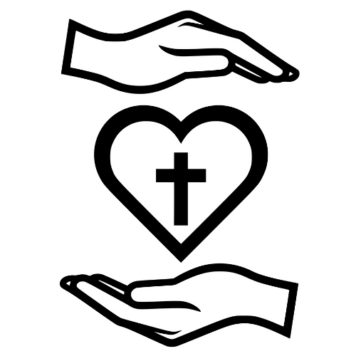 Healing Hand Outline - Digital File - XCS Friendly Digital My Custom Designs PDF