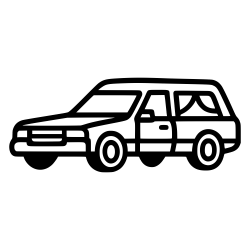Hearse Car - Digital File - XCS Friendly Digital My Custom Designs PDF