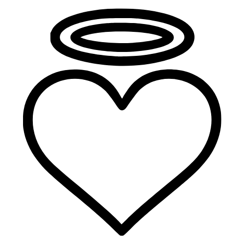Heart with Halo - Digital File - XCS Friendly Digital My Custom Designs PDF