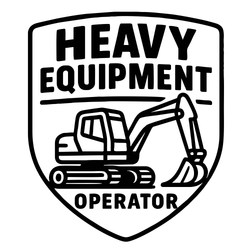 "Heavy Equipment Operator" Badge - Vector Graphics - Digital File Digital My Custom Designs PDF