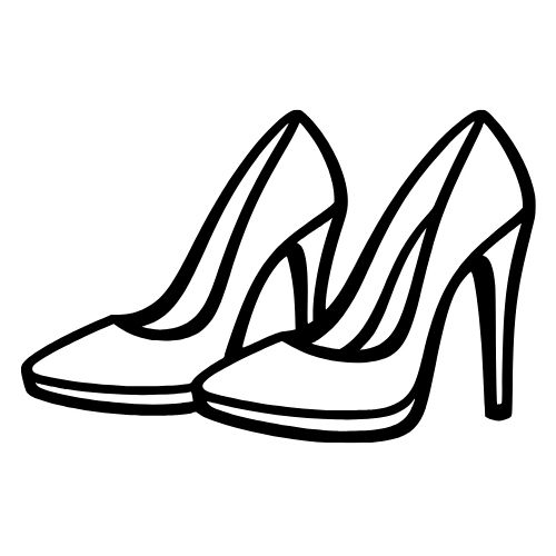 Heels Sketch - Digital File - XCS Friendly Digital My Custom Designs PDF