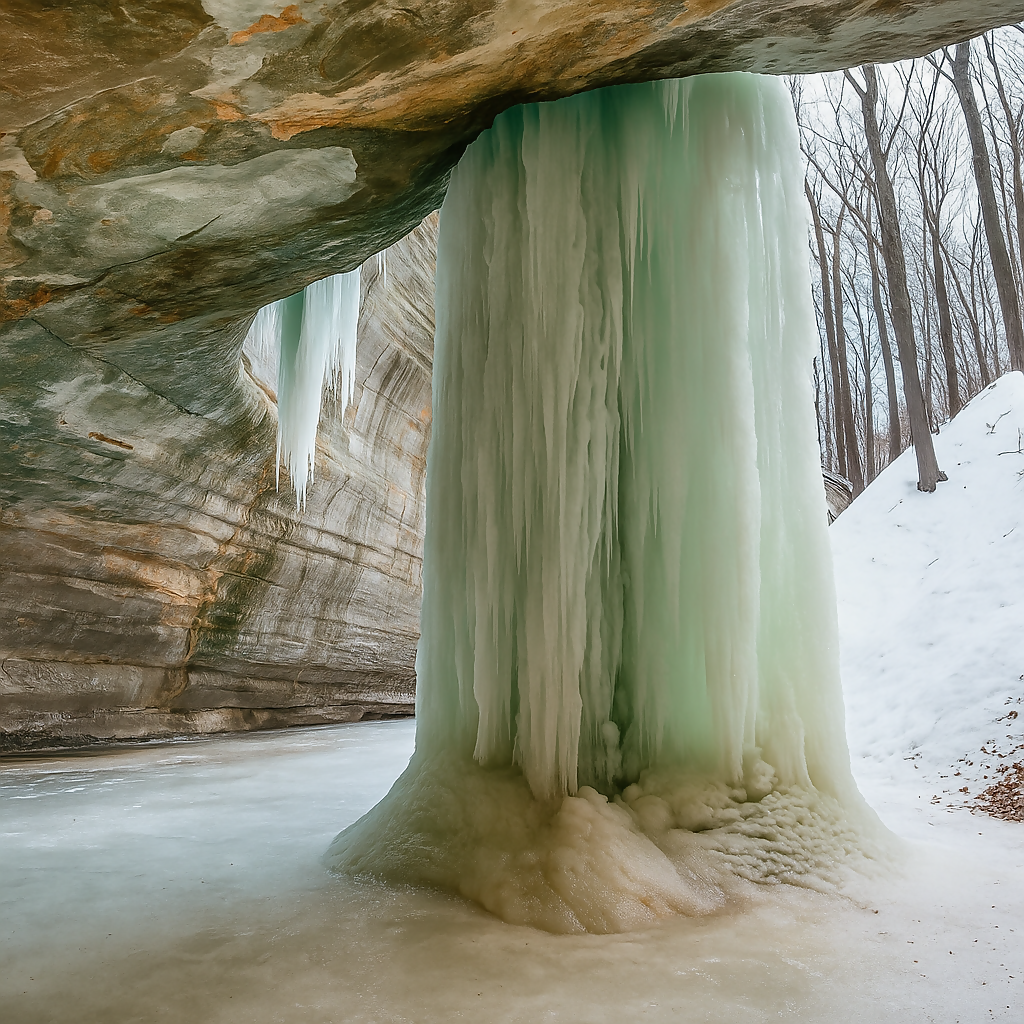 Ottawa Canyon - Starved Rock State Park - Illinois United States - Rendered - Digital File Digital My Custom Designs PDF