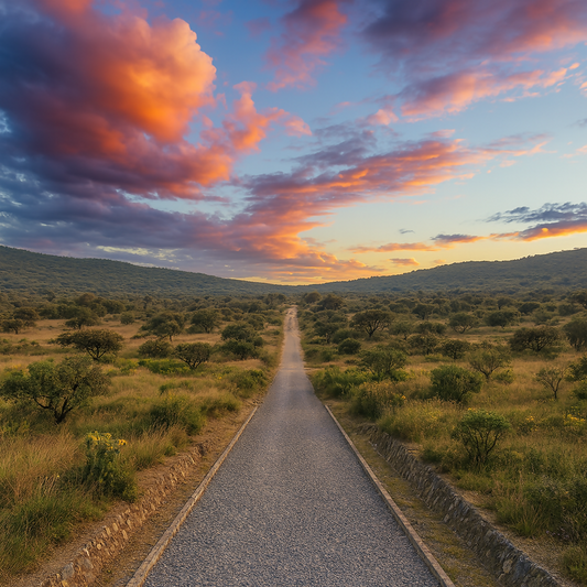 Hiking Trails - Lake Nakuru Kenya - Africa - Rendered - Digital File Digital My Custom Designs PDF
