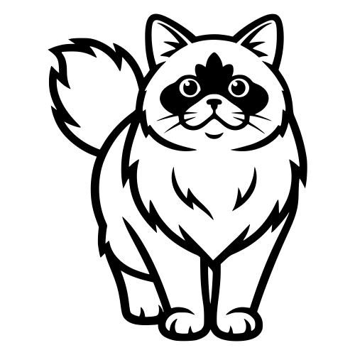 Himalayan Fluffy Design - Digital File - XCS Friendly Digital My Custom Designs PDF
