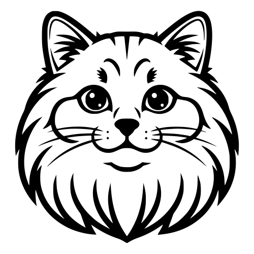 Himalayan Fluffy Face - Digital File - XCS Friendly Digital My Custom Designs PDF