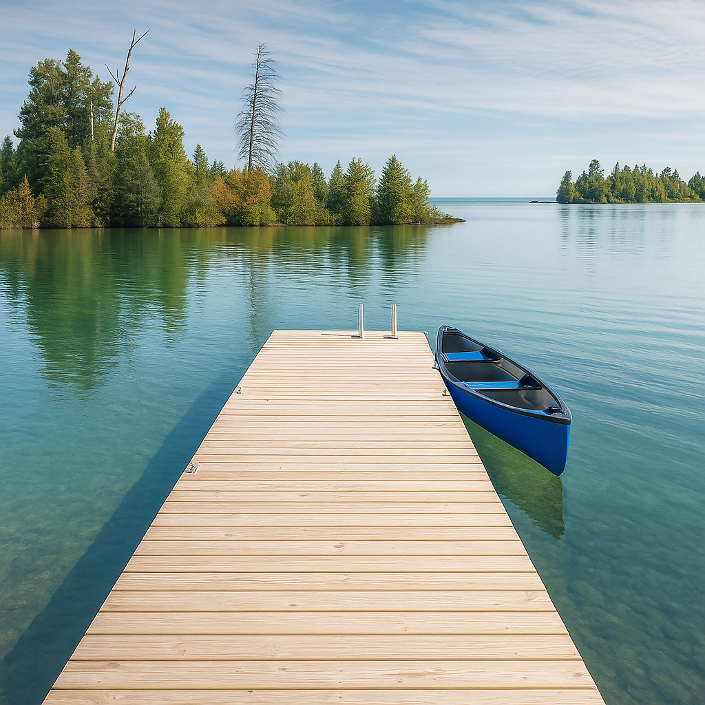 Tobin Harbor - Royale National Park - Michigan United States - Rendered - Digital File Digital My Custom Designs PDF