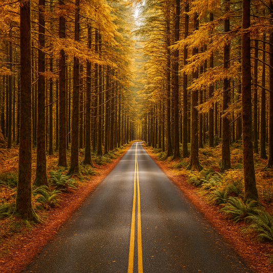 Hoh Rain Forest - Olympic National Park - Washington United States - Rendered - Digital File Digital My Custom Designs PDF