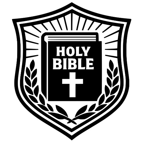 Holy Bible Badge - Digital File - XCS Friendly Digital My Custom Designs PDF