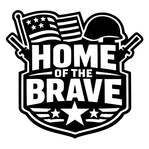 Home of the Brave Badge - Digital File - XCS Friendly Digital My Custom Designs PDF