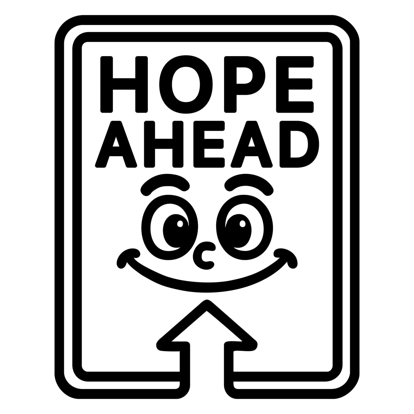 Hope Ahead - Digital File - XCS Friendly Digital My Custom Designs PNG
