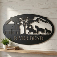 Horse Farm - Metal Signs/ Home Decor - Digital File - ZIP File - Digital