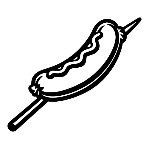 Hotdog on a Skewer - Digital File - XCS Friendly Digital My Custom Designs PDF