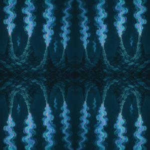 Water and Ocean - Deep Ocean Volcanic Vents With Holographic Steam - Pattern - Digital File