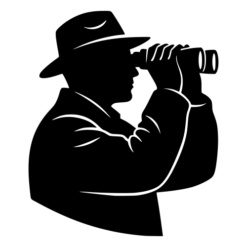 Hunter with Binoculars - Digital File - XCS Friendly Digital My Custom Designs PDF