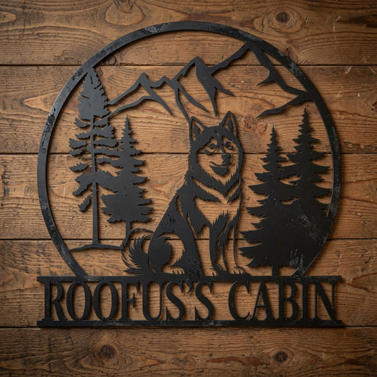 Husky Mountains - Metal Sign / Home Decor - Digital File - ZIP File - Digital