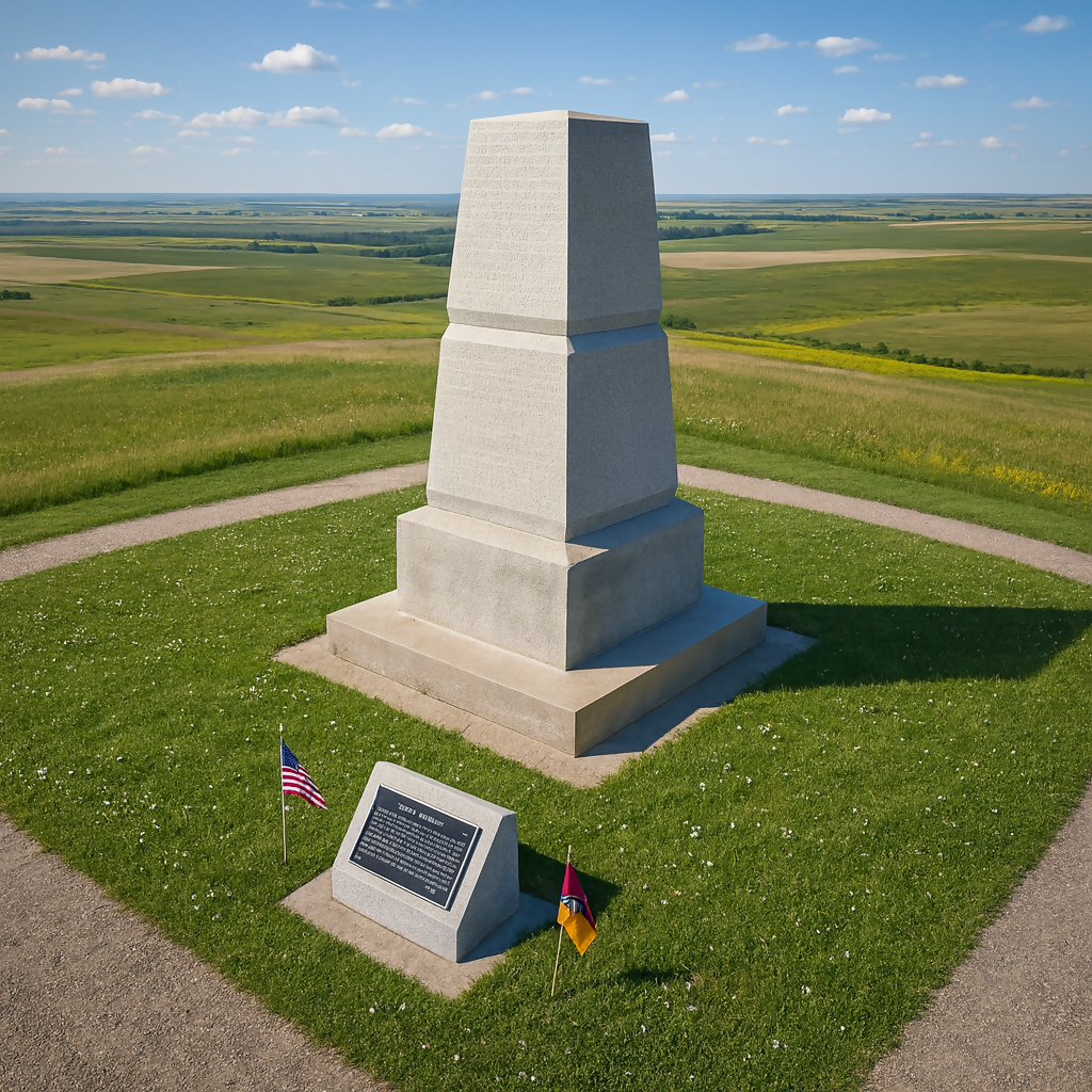 Little Bighorn Battlefield National Monument - Montana United States - Rendered - Digital File Digital My Custom Designs PDF