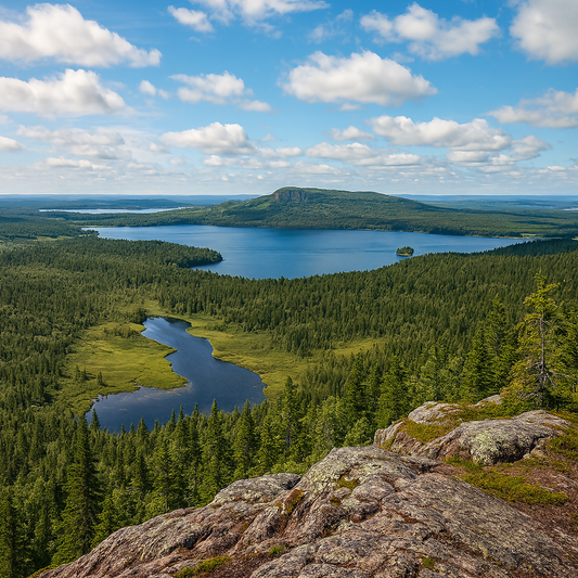 Ochre Hill - Terra Nova National Park - Newfoundland and Labrador Canada - Rendered - Digital File Digital My Custom Designs PDF