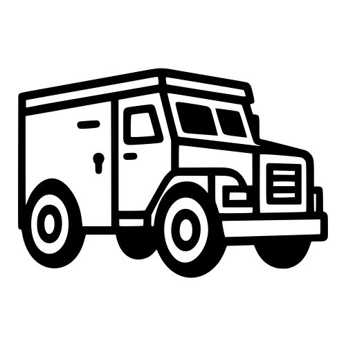 Armored Truck - Digital File - XCS Friendly Digital My Custom Designs PDF