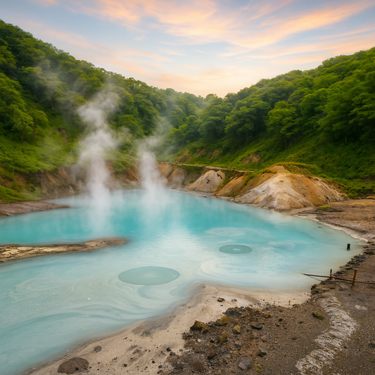 Okunoyu Pond - Hokkaido Japan - Asia - Rendered - Digital File Digital My Custom Designs PDF