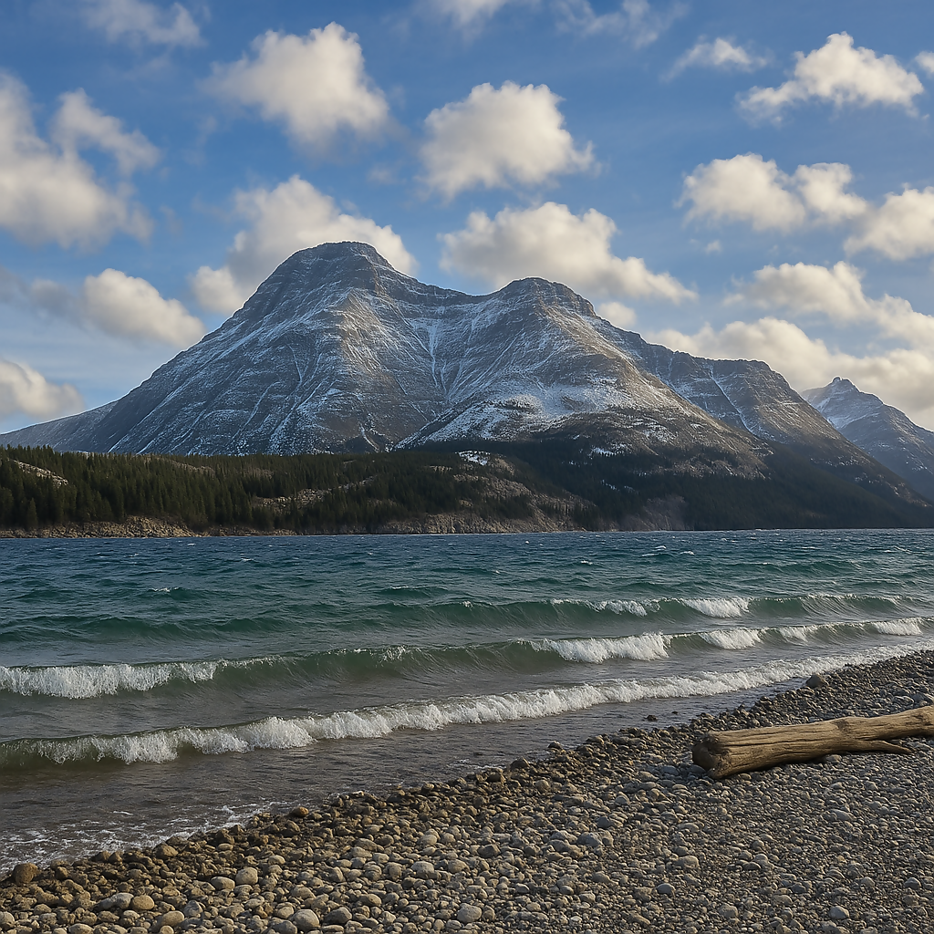 Waterton - Glacier International Peace Park - Alberta Canada - Rendered - Digital File Digital My Custom Designs PDF