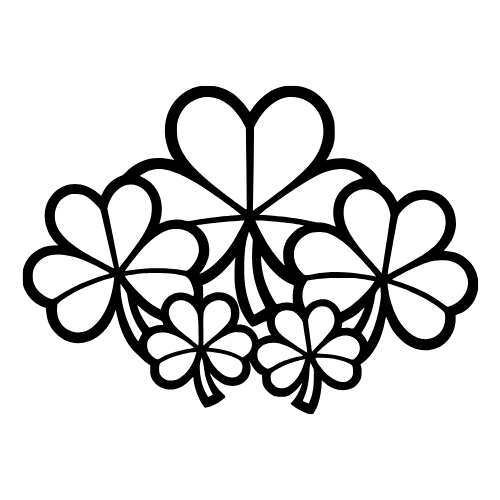 Family of Shamrocks - Digital File - XCS Friendly Digital My Custom Designs PDF