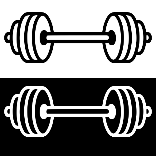Barbell Outline - Digital File - XCS Friendly Digital My Custom Designs PDF