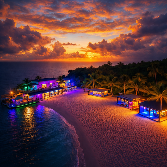 Nightlife - Boracay Philippines - Asia - Rendered - Digital File Digital My Custom Designs PDF