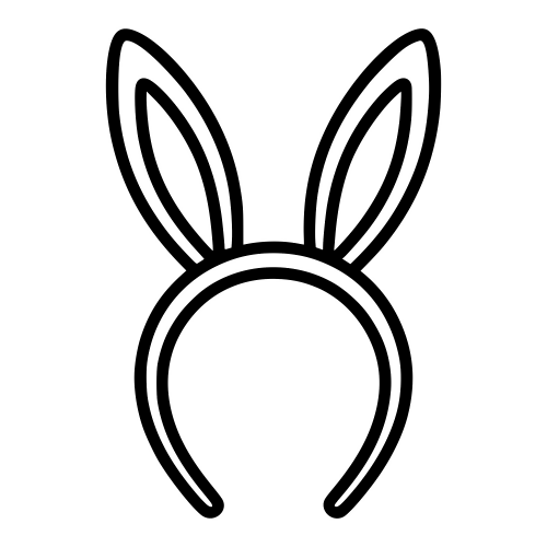 Bunny Ears Headband - Digital File - XCS Friendly Digital My Custom Designs PDF