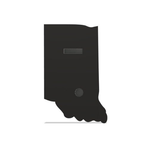 Indiana Wall Lightbox - United States - 3D Print File - Digital File Digital My Custom Designs