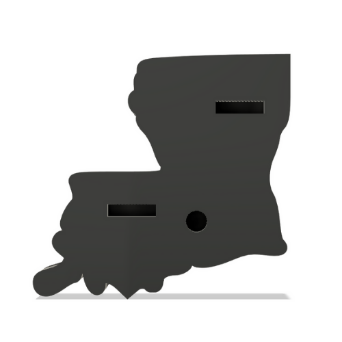 Louisiana Wall Lightbox - United States - 3D Print File - Digital File Digital My Custom Designs