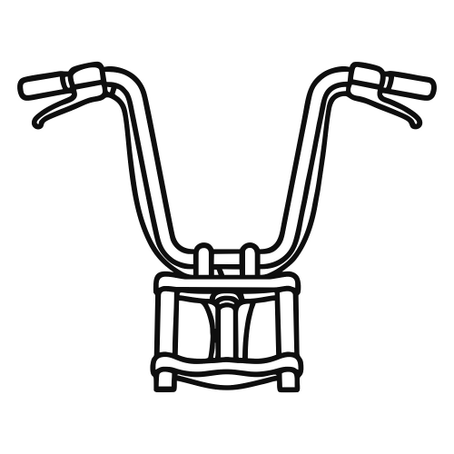 Ape Hanger Handlebars - Digital File - XCS Friendly Digital My Custom Designs PDF