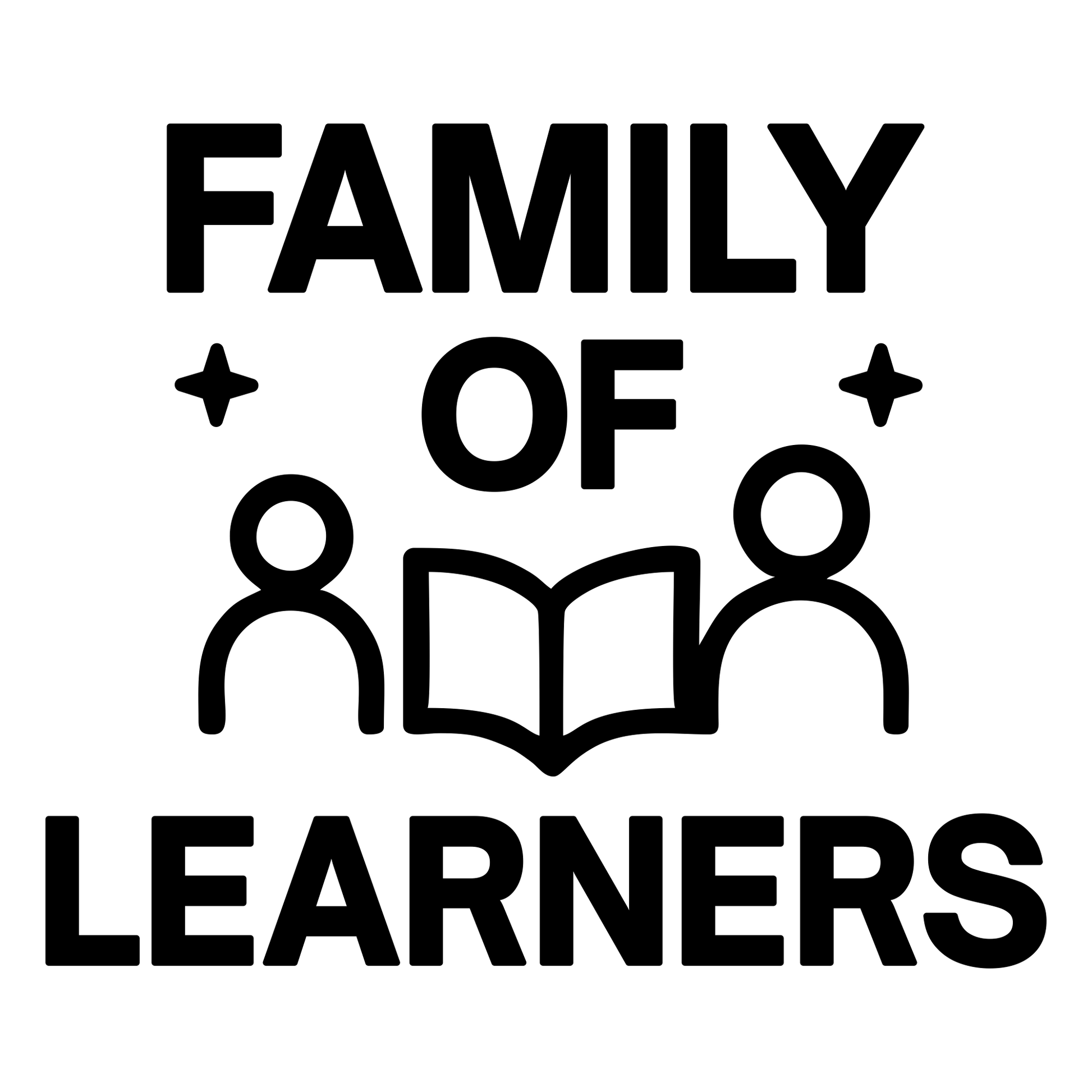 Family of Learners - Digital File - XCS Friendly Tumbler My Custom Designs PNG