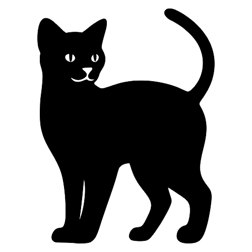 Bombay Black Cat - Digital File - XCS Friendly Digital My Custom Designs PDF