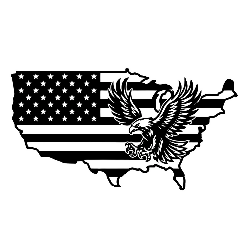 United States American Flag Wall Home Decor - Digital File Digital My Custom Designs ZIP File