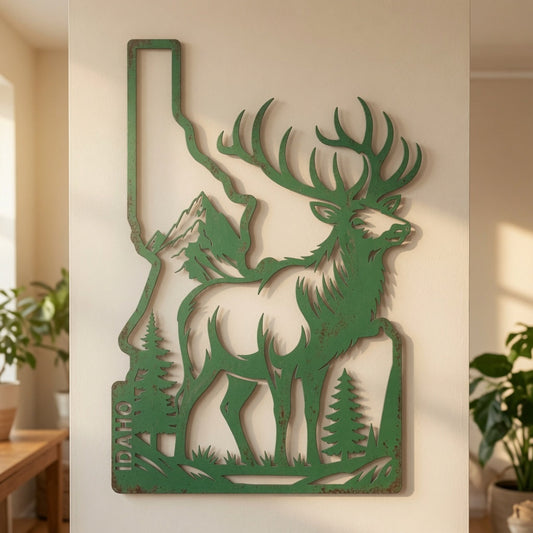 Idaho - Wall / Home Decor - State Outline - United States - Digital File - ZIP File - Digital