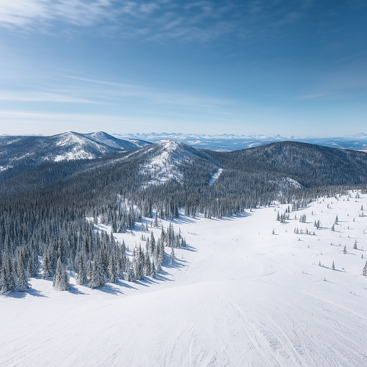 Big Mountain - Whitefish Mountain Resort - Montana United States - Rendered - Digital File Digital My Custom Designs PDF