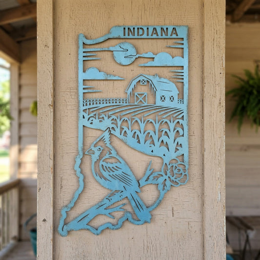 Indiana - Wall / Home Decor - State Outline - United States - Digital File - ZIP File - Digital