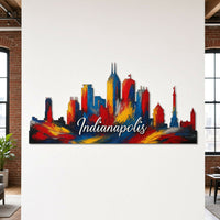 Indianapolis Skyline - Wall / Home Decor - Single Layer - Digital File - ZIP File - Digital
