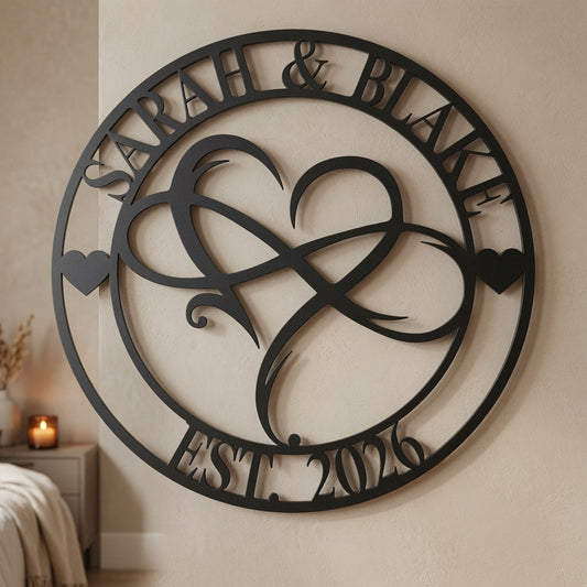 Infinity Heart - Wall / Home Decor - Digital File - ZIP File - Digital