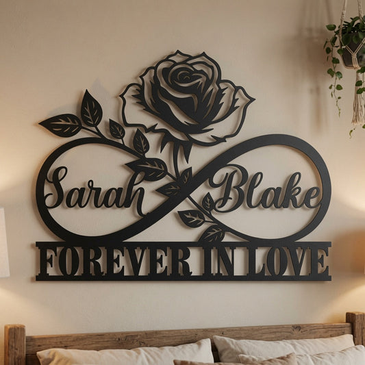 Infinity Rose - Wall / Home Decor - Digital File - ZIP File - Digital