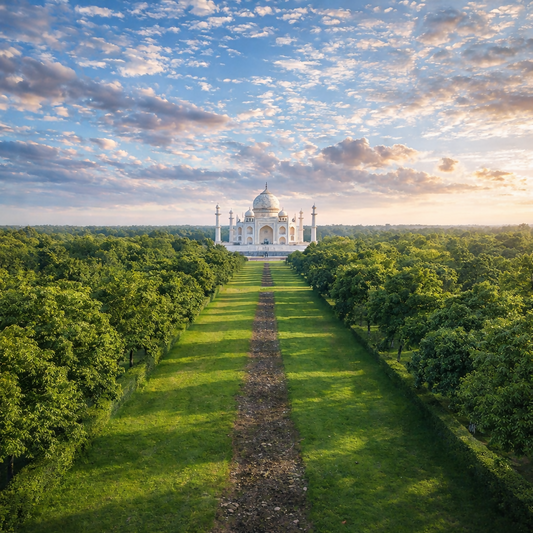 Mehtab Bagh - Agra India - Asia - Rendered - Digital File Digital My Custom Designs PDF