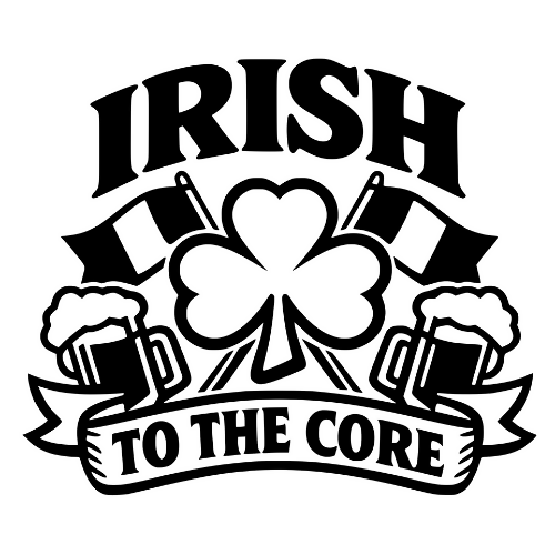 Irish to the Core - Digital File - XCS Friendly Digital My Custom Designs PDF