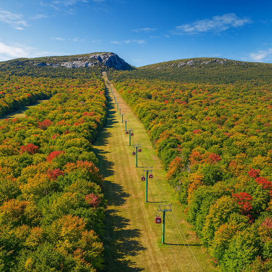 Stowe Mountain Resort - Vermont United States - Rendered - Digital File