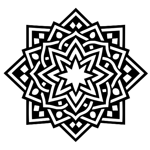 Islamic Star Mandala - Digital File - XCS Friendly Digital My Custom Designs PDF