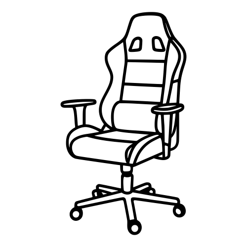 AFK Chair Empty - Digital File - XCS Friendly Digital My Custom Designs PDF