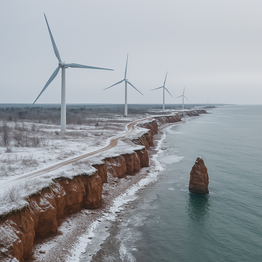 North Cape Coastal Drive - Prince Edward Island Canada - Rendered - Digital File Digital My Custom Designs PDF