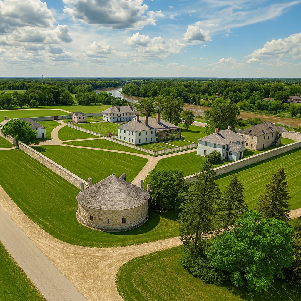 Lower Fort Garry National Historic Site - Manitoba Canada - Rendered - Digital File Digital My Custom Designs PDF