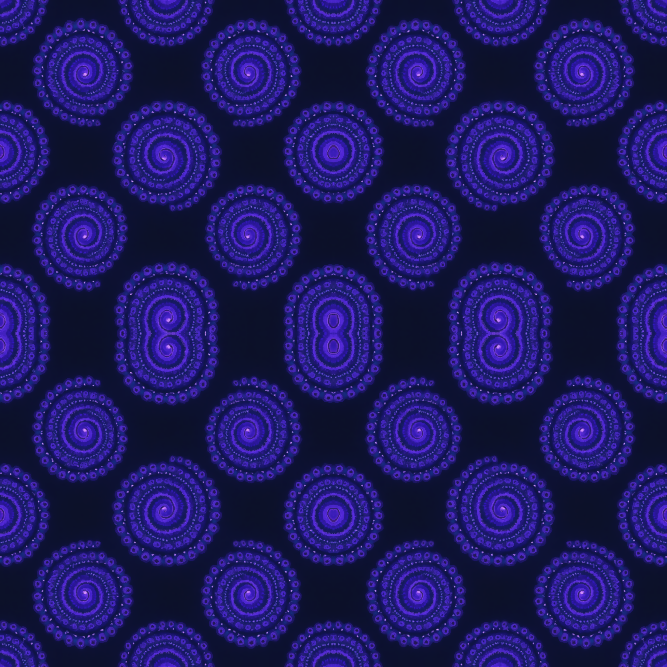 Geometric Abstract - Spiraling Fractal Mandala - Pattern - Digital File Digital My Custom Designs PDF