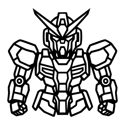 Mecha Robot - Digital File - XCS Friendly Digital My Custom Designs PDF